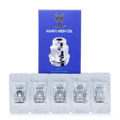 SnowWolf Mark Tank Coils (5-Pack) - Resistance#X Mesh 0.3ohm