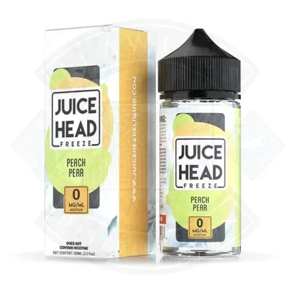 Juice Head Freeze Pear Peach 0mg 100ml Shortfill - Eliquidsupply