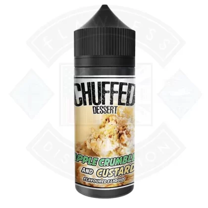 Chuffed Dessert – Apple Crumble and Custard 0mg 100ml Shortfill E-Liquid - Eliquidsupply