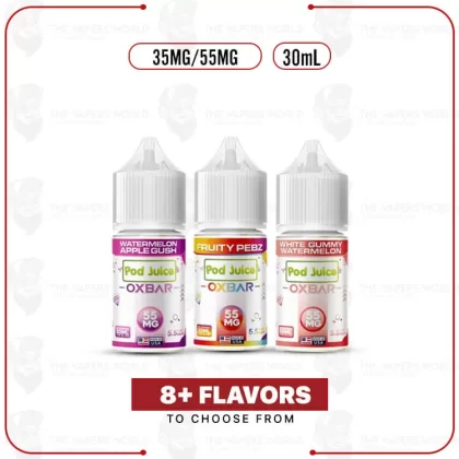 Pod x Oxbar Juice Salt Tobacco Free Nicotine E-Juice 30mL - Thevapersworld