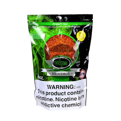 OHM Menthol Pipe Tobacco 6 oz. Bag - Ejuicewarehouse