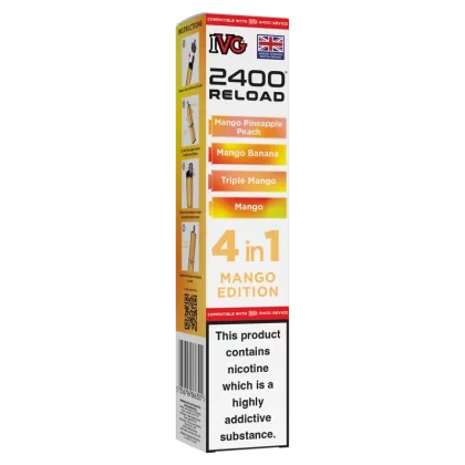 Mango Edition IVG 2400 Refill Pods - 20mg - Vape Product (B26956)