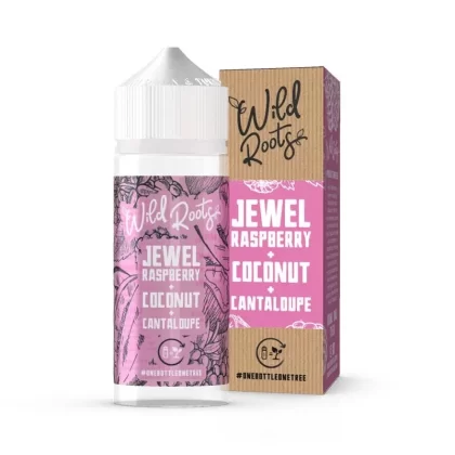 WILD ROOTS JEWEL RASPBERRY COCONUT CANTALOUPE 100ML SHORTFILL E-LIQUID