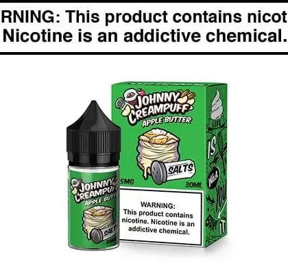 APPLE BUTTER BY JOHNNY CREAMPUFF SALTS 30ML - Vapejuice