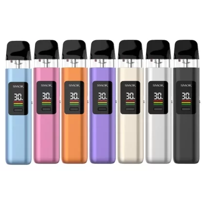 SMOK Novo SE Pod System Kit 1000mAh 30W - Color#Black>Pale Gold>Pale Blue>Pink>Silver>Purple>Orange