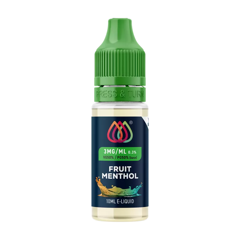 Fruit Menthol E-Liquid by Aquavape - 10ml - 18mg - Vape Product (EBB5BD)