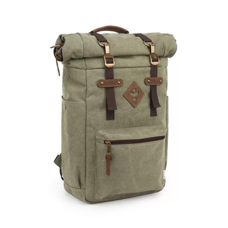 Revelry Drifter - Smell Proof Rolltop Backpack - Marine