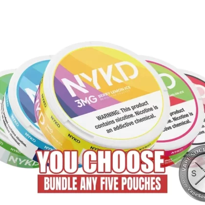 [5-Pack] NYKD Nicotine Pouches