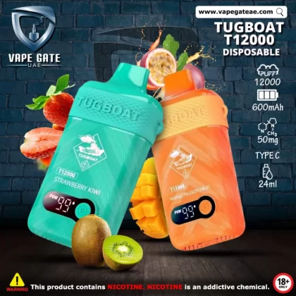 Tugboat T12000 Disposable Vape (12,000 Puffs) - 50 mg / Mango Passionfruit