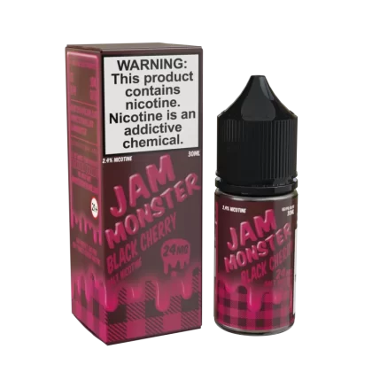 Jam Monster Salt - Black Cherry - 30ML E-Liquid - 48MG