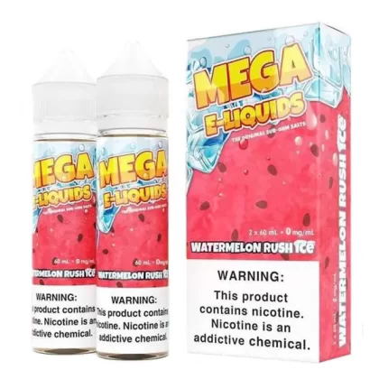 Watermelon Rush Ice by MEGA eJuice 2X 60ml - 3MG