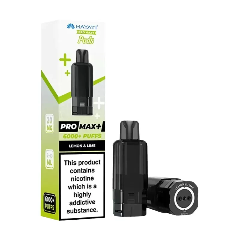 Hayati Pro Max Plus 6000 Refill Pods - Lemon & Lime - Image 3