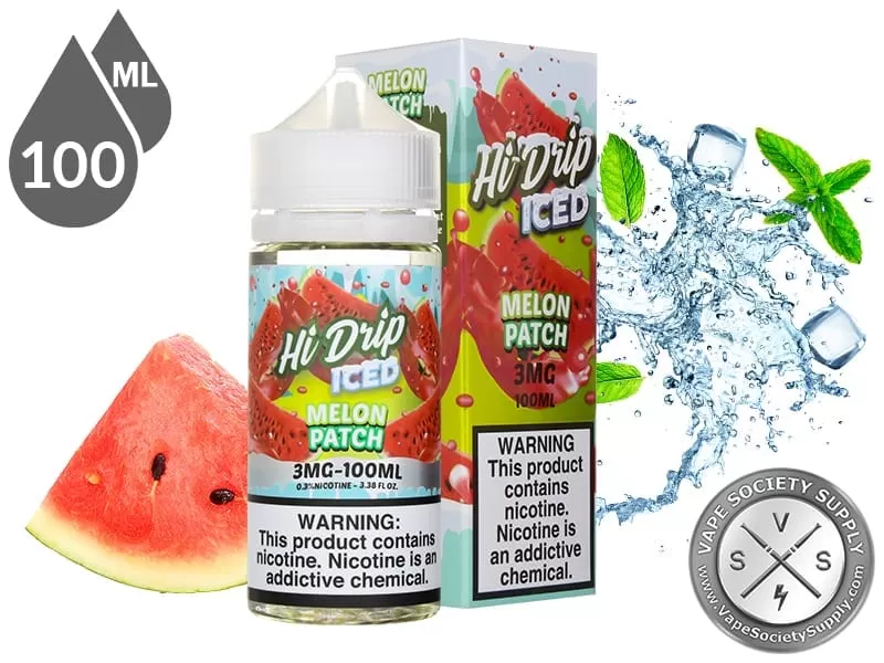 Melon Patch Iced By Hi Drip E-Liquids 100ml