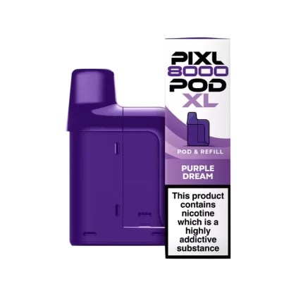 Purple Dream Pixl 8000 Refill Pack - 20 mg - Vape Product