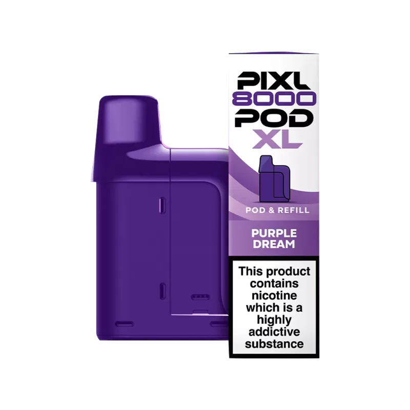 Purple Dream Pixl 8000 Refill Pack - 20 mg - Vape Product