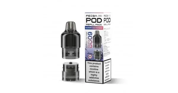 Feoba Pro 6000 Pod Refill Pack – 20mg Nic Salt Vape Refills