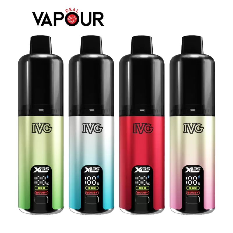 IVG XL 35K Prefilled Pod Kit - Blue Raspberry Ice, Blue Sour Raspberry