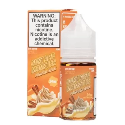 Pumpkin Spice Nicotine Salt by Custard Monster - Vape Product; Vape Product