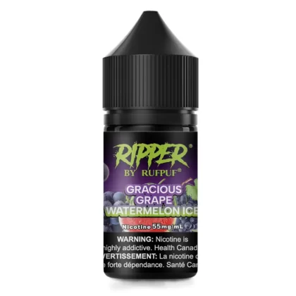 Rufpuf Ripper Salt-Gracious Grape Watermelon Ice 30ml (35,55mg) - Vape Product, Vape Product