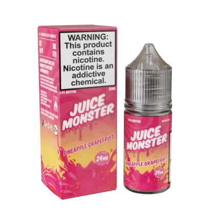 Juice Monster Salt Pineapple Grapefruit eJuice - 30mL 48mg, 30mL 24mg