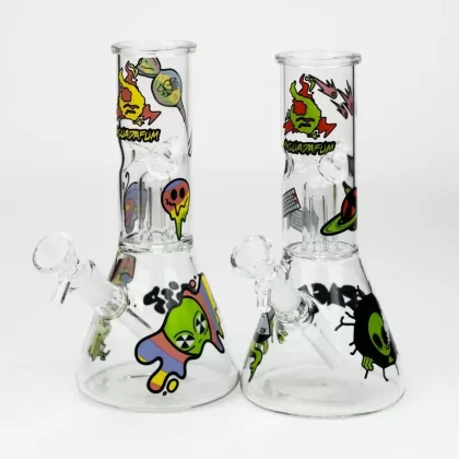 Squadafum Glass – Ice Bong Percolator - Space, Trip