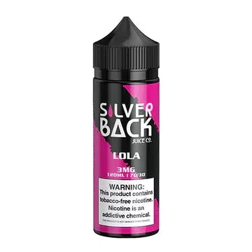 Silver Back E-Liquid | Lola - Nicotine#0mg>3mg>6mg