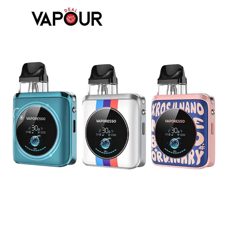 Vaporesso Xros 4 Nano Pod Kit - Word-Pop Blue