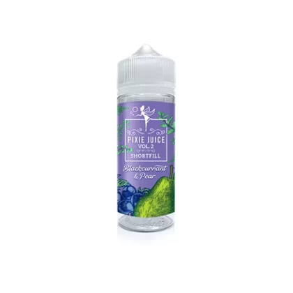 Blackcurrant & Pear 100ml Shortfill e-Liquid by Pixie Juice Vol.2