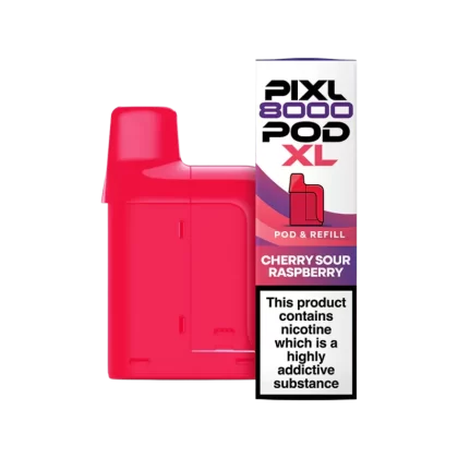 Cherry Sour Raspberry Pixl 8000 Refill Pack - Vapeshop Co