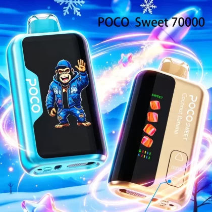POCO Sweet 70K | 4-level sweetness control, 70000 puffs, mesh coil, bulk disposable vape - Aiviouvapes