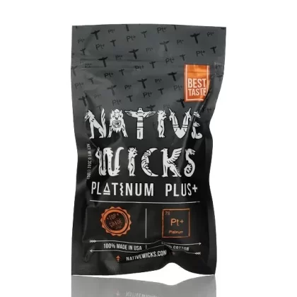 Native Wicks Platinum Plus Vape Cotton - Ecigdepot