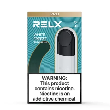 RELX Pod Pro – White Freeze (Banana ICE) – 3% Nicotine - Vapebazaar Pk