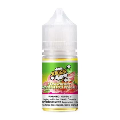 SLUGGER Salt – Strawberry Watermelon Peach Ice 30ml (20, 35, 50mg) - Vapebar Pk