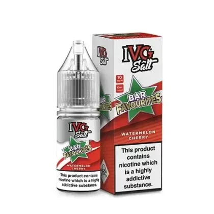WATERMELON CHERRY NICOTINE SALT E-LIQUID BY IVG SALT BAR FAVOURITES