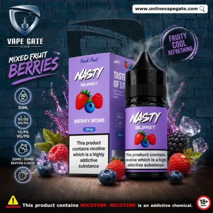 Berry Bomb - Nasty Burst 30ml - 50 mg
