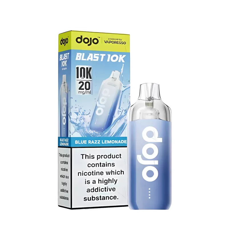 Vaporesso Dojo Blast 10K Pod Vape Kit - Blue Razz Lemonade - Image 2