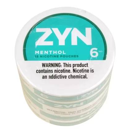Zyn Menthol, 5 cans