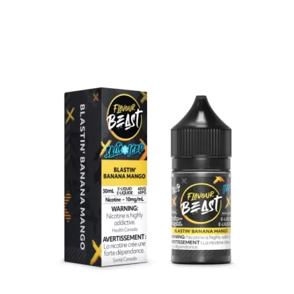 Flavour Beast ICE Salt Nic Vape Juice – Blastin’ Banana Mango (30ml)