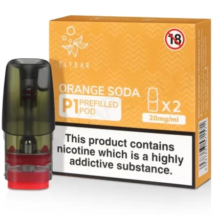 Orange Soda Elf Bar Mate P1 Prefilled Pod - Eliquidsupply