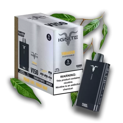 Ignite V150 Vape Device – Tobacco [5 Pack]
