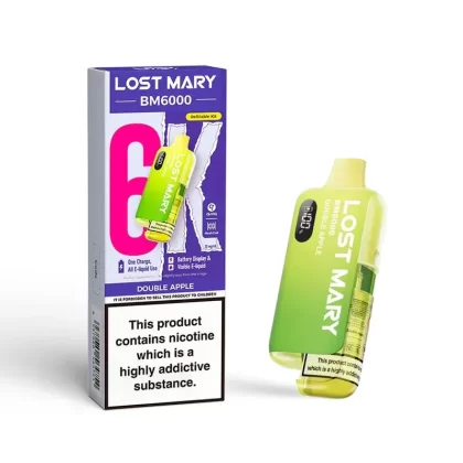 LOST MARY BM6000 v2 DOUBLE APPLE PRE-FILLED VAPE KIT – 20mg