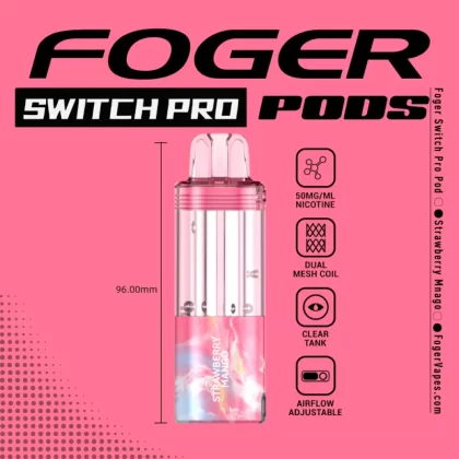 Strawberry Mango Foger Switch Pro Pod | 30K Puffs