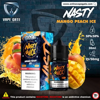 Mango Peach Ice - Nasty Super Cool 30ml - 35 mg / 30 ml