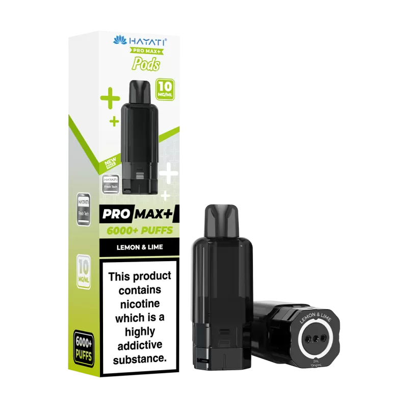 Lemon & Lime Hayati Pro Max+ Refill Pack - 5mg - Vape Product (2F6F99) - Image 2