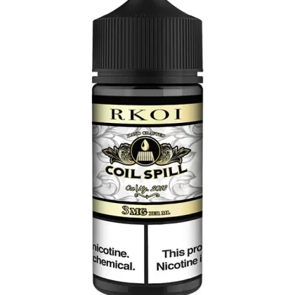 Coil Spill RKOI E-Liquid 120ml - 3mg (2 x Nic shots)