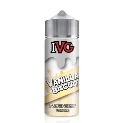 IVG Vanilla Biscuit E-Liquid Shortfill - Vapestreams Co