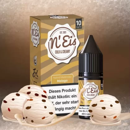n’EIS Hybrid Nikotinsalz Liquid – Malaga - Vapebazar