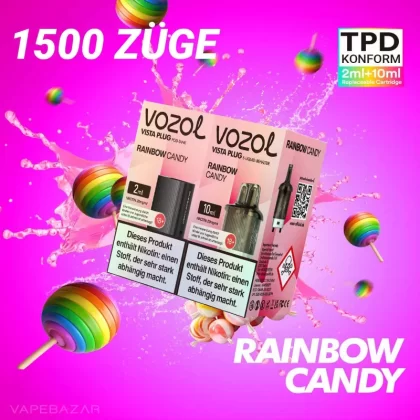Vozol Vista Plug – Rainbow Candy Prefilled Pod - Vapebazar
