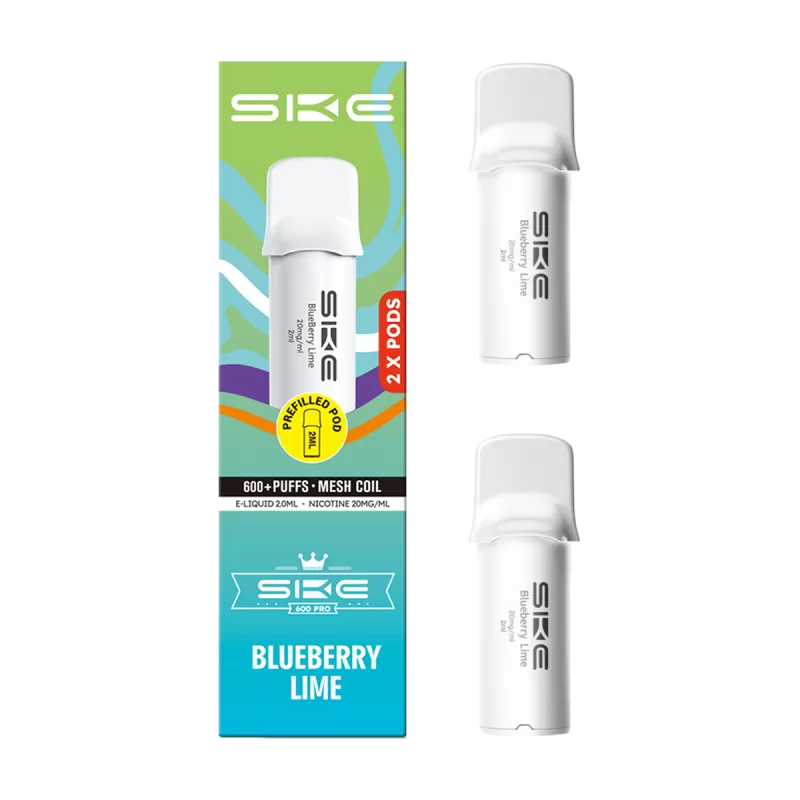 Blueberry Lime SKE 600 Pro Pods - Vapeshop Co