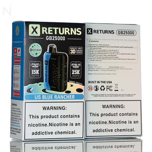 Pulse X Returns 25000 Puff Disposable Vape - Lemon Heads - Image 2